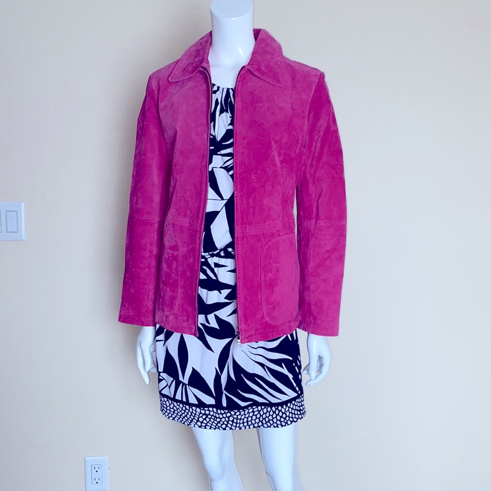 B by Bernardo, Women suede leather jacket size S